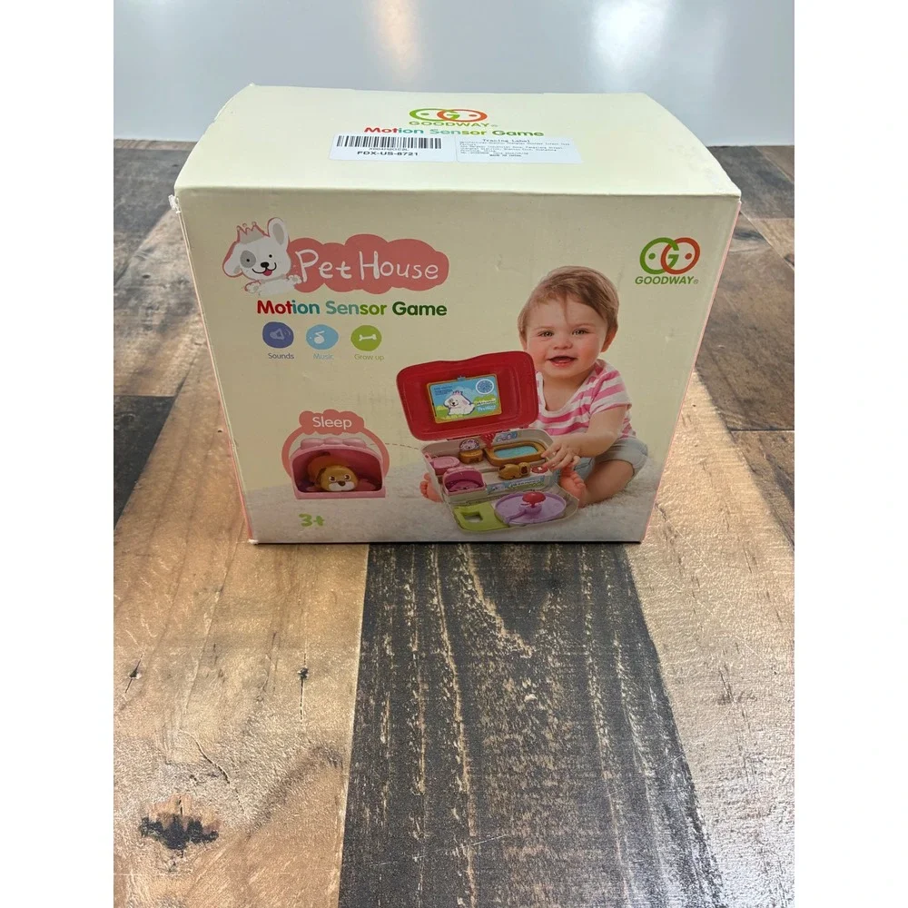 Goodway Pet House Motion Sensor Game Toddler Interactive Toy‎ with Sound Music